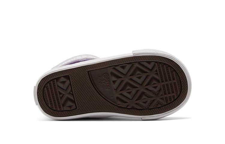 Converse Кеды Pro Blaze на шнурках, холщовые, удобные, высокие, для скейтборда, фиолетовые, для младенцев и малышей, A03817C