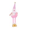 Christmas Gnome Plush Doll Retractable Legs Santa Claus Snowman Elk Ornament Adjustable Standing Figurine Decoration