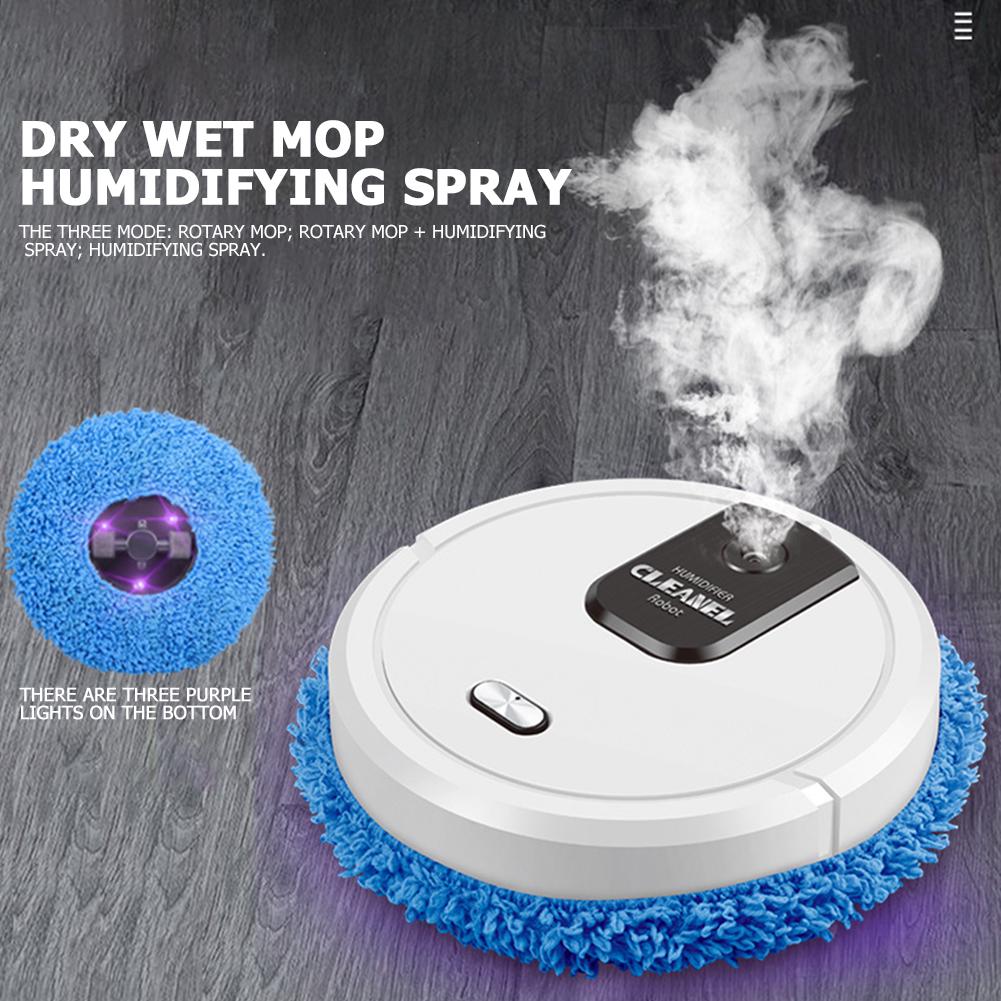 Electric Mop Household Cleaning Sweeping Robot Mopping Machine Lazy Robot USB Vacuum Cleaner Spinning Mopping