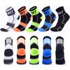 Breathable Quick-dry Night Riding Reflective Cycling Socks Professional Night Running Socks Warning Socks Fitness Sports Socks