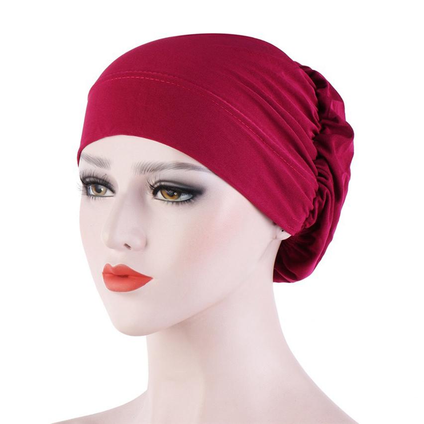 Cancer Chemo Cap Hijab Turban Hat Headwear Hijab Wrap Muslim Hair Loss