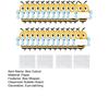 Bulletin Board Bumble Bee Cutouts Bee Shaped Paper Name Tags Student Nameplates for Classroom Cubbies Desks