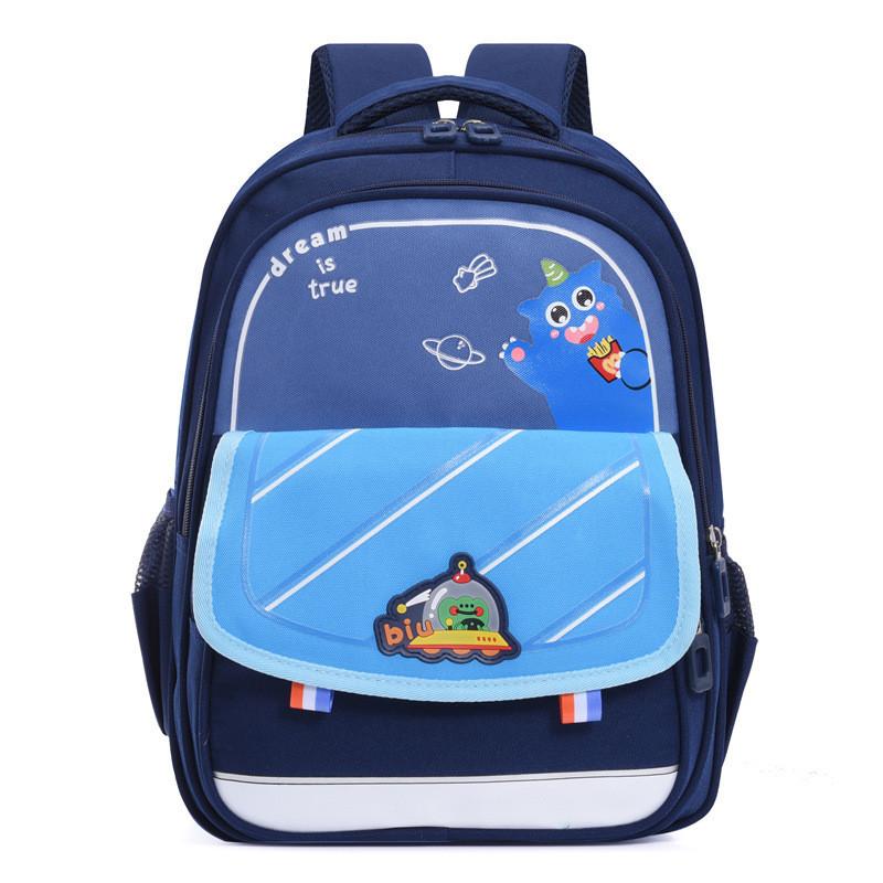 Cute Cartoon Elementary School Backpack For Kids Oxford Fabric Lightweight Design