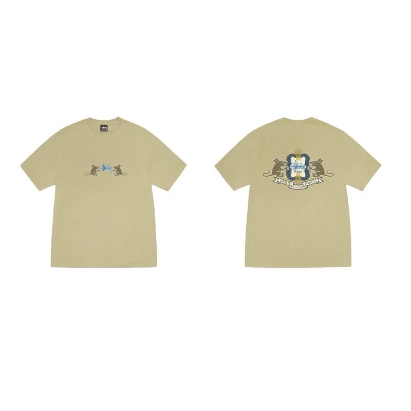 Mens Oversized Cotton Tee With Bold Letter Print Casual Short Sleeve T-Shirt Youth Streetwear