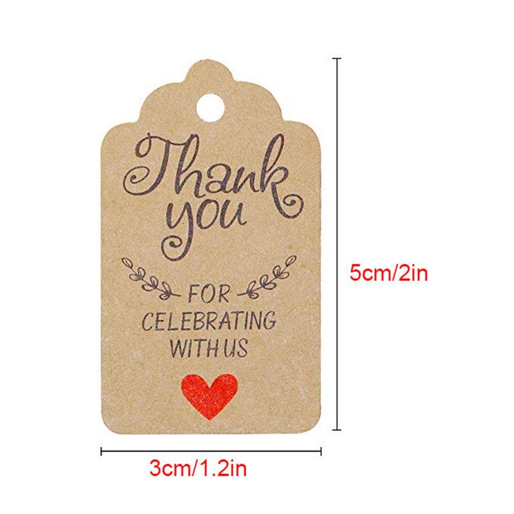 Supplies Handcraft Gardening Labels Merry Christmas Kraft Paper Tags Thank You Labels Hang Tag