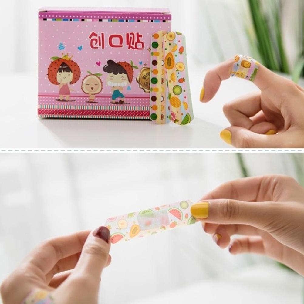 Мультяшный пластырь, лейкопластырь для оказания первой помощи, гемостаз, симпатичный водонепроницаемый мини-детский мультяшный пластырь