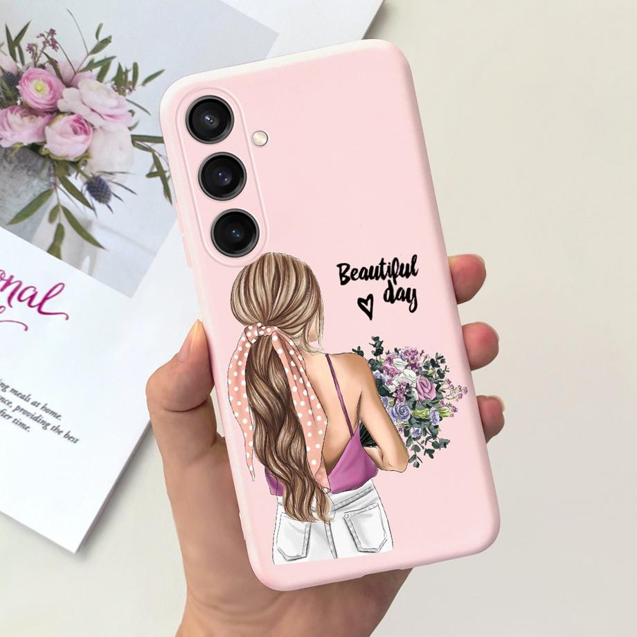 Для Samsung Galaxy A15 4G Чехол Роскошный Противоударный Задняя Крышка На Funda Samsung A15 A155F Capas Крутой Стиль Милый Мультяшный Принт Чехлы