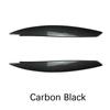 Front Headlight Eyebrows Eyelid Gloss Black Carbon Look ABS Plastic Trim Body Kits For BMW 1 Series E81 E82 E87 E88 2004-2014
