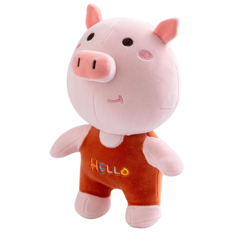 Творческая кукла Хапи, милая плюшевая игрушка в виде поросенка, кукла-динозавр, спящая с куклой, девочка, супер мягкий подарок для пары