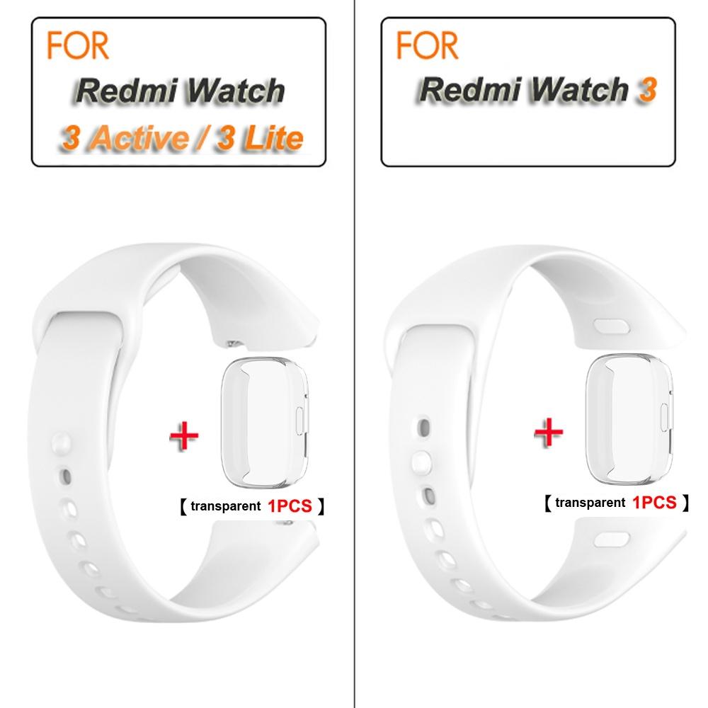 Ремешок для часов Xiaomi Redmi Watch 3 Active/Lite, сменный силиконовый ремешок для Xiaomi Redmi Watch 3, браслет Correa