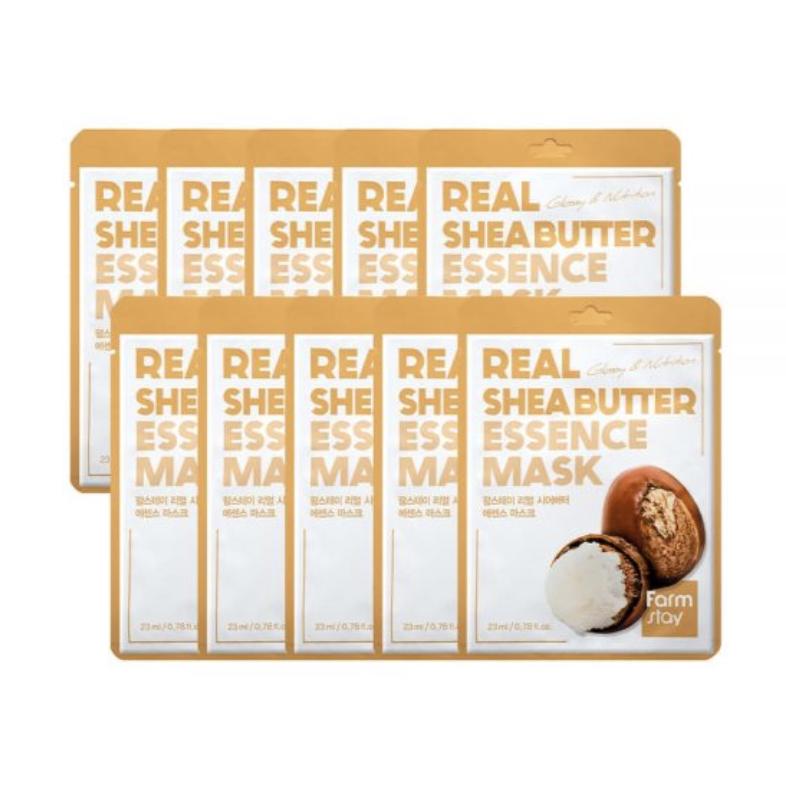 FARM STAY Real Shea Butter Essence Mask 23ml (3 Options)