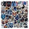 60 New Wolf Wolf Graffiti Stickers Suitcase Notebook Scooter Water Bottle Decoration Stickers