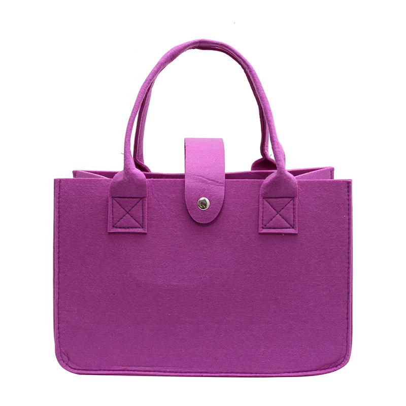 Универсальная чистая версия портативной фетровой сумки для свадебного сувенира, походная сумка для покупок большой вместимости