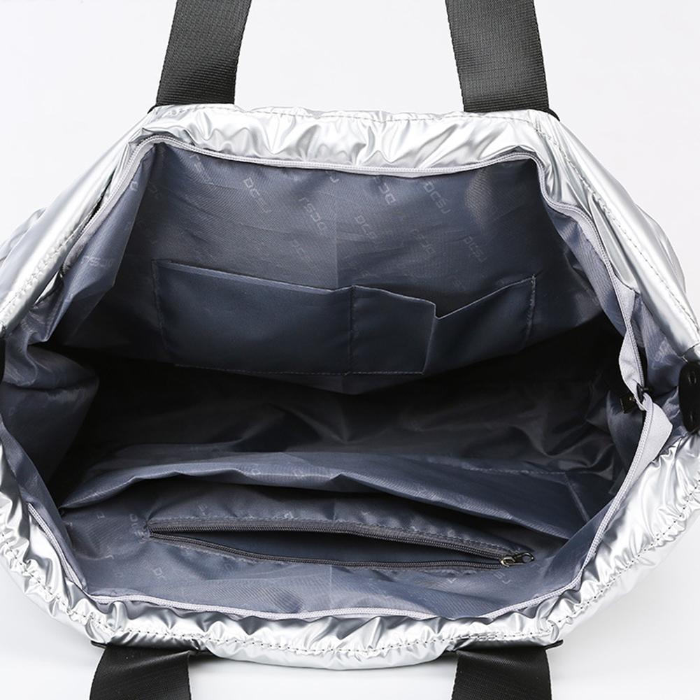 Большая вместительная стеганая спортивная сумка с отделением для влажного и сухого отделения, многофункциональная нейлоновая сумка-мессенджер, водонепроницаемые сумки с ручками сверху