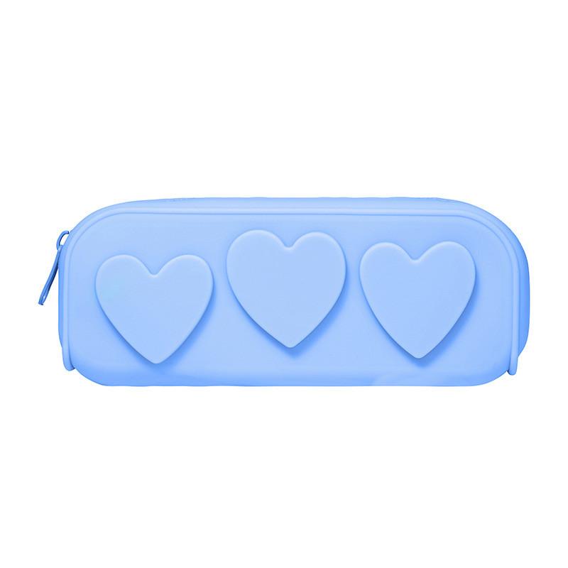 Пенал для хранения канцелярских принадлежностей, мини-силиконовый водостойкий чехол для ручек, дорожная сумка на молнии для женщин и девочек, обратно в школу