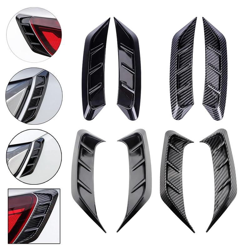 2Pcs Car Headlight Eyebrow Stickers Self Adhesive Taillamp Decoration Headlamp Eyebrow Cover for Auto Vehicle Automotive