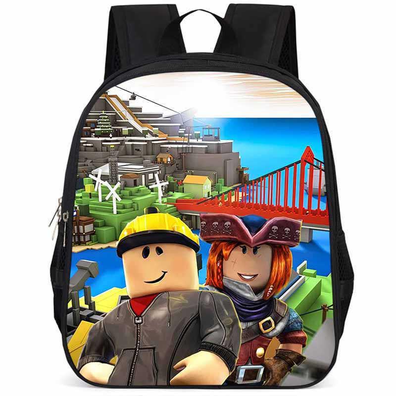 Школьный рюкзак Roblox большого объема, легкий, из Оксфордской ткани, для детей, мальчиков, девочек