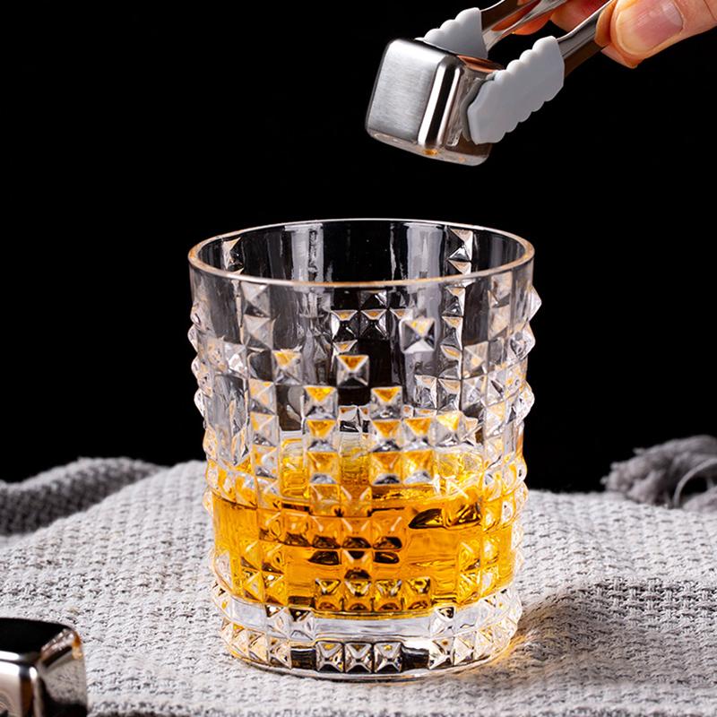 Набор из 2 стаканов для питья объемом 315 мл/350 мл, стеклянная чашка Diamond Glass Cup, высококачественные стаканы для коктейля Mojito, кружка для американского кофе со льдом, бутылка для воды