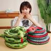 Simulated Spotted Boa Constrictor Doll Plush Toy Zodiac Snake Big Snake Doll Whole Person Funny Birthday Gift
