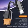 Кабель-адаптер USB-C - XT60 100 см, кабель для зарядки Type-C - XT60, поддерживает быструю зарядку PD 100 Вт 20 В/5 А