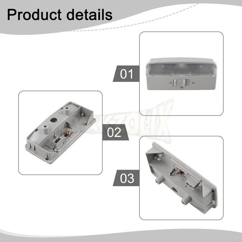 Car Interior Roof Reading Light Dome Lamp for VW Bora Seat Ibiza 2002 2003 2004 2005 Volkswagen Caddy 2004-2015 6QD947105