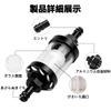 Sellerian Fuel Filter, Gasoline Filter, Fuel Hose Included, Set of 7, Durable, Fuel Filter,