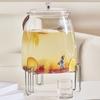 Transparent Cold Drink Dispenser With Faucet Water Jug Household Beverage Dispenser  Refrigerator