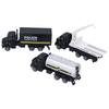 3шт 1:50 игрушечных моделей грузовиков Pull Back Recovery Tanker Truck Model Set для детей Pull Back