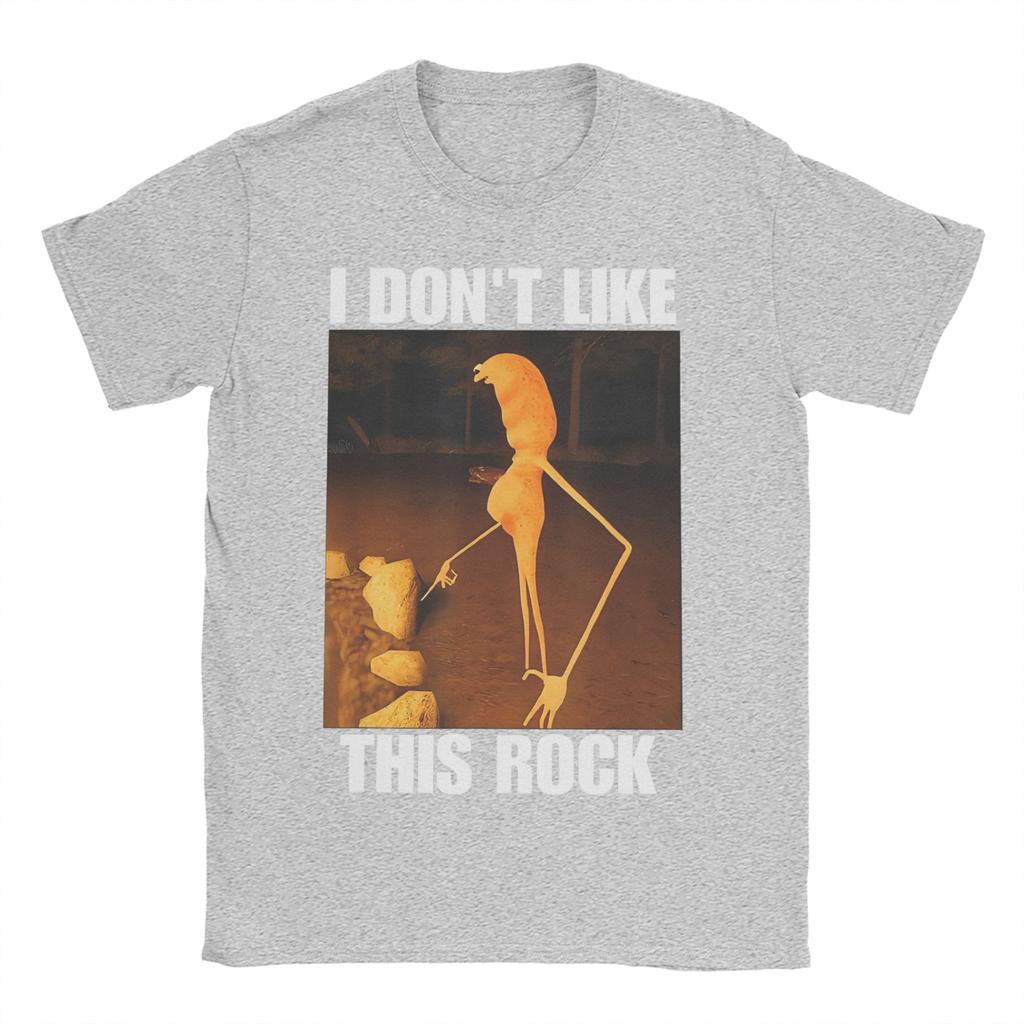 Men Women TShirt I Dont Like This Rock Casual Pure Cotton Tee Shirt Short Sleeve Marcus The Worm T Shirt Crew Neck Tops Adult