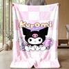 Soft Flannel Blanket Lightweight Cozy Bedroom Living Room CoverKuromi