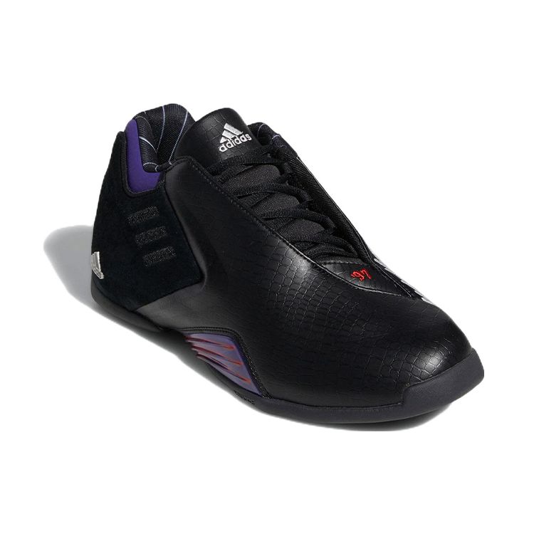 adidas T-Mac 3 Restomod Raptors Мужские кроссовки Black Core-Black College-Purple GY2394