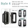 Aluminum Alloy Door Lock Hanging Door Handle Aluminum Frame Door Double Leaf Sliding Double Sided Sliding Door Lock