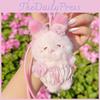 Cherry Blossom Bear Rabbit Cat Plush Keyring For Teen Girls And Collectors