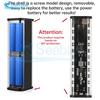 8*18650 Держатель для аккумуляторов Ящик для хранения Корпус Power Bank DIY Комплект 18650 Зарядное устройство для аккумуляторов телефона Мобильный DIY Корпус 22.5W QC PD