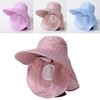 Wide Brim Beach Cap Breathable Fishing Cap New Fisherman Hat  Summer