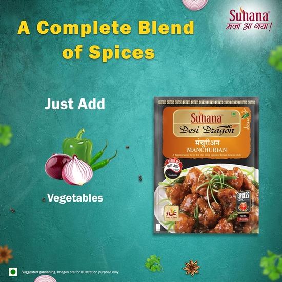 Suhana Manchurian Ready Mix 80g - Pack of 6