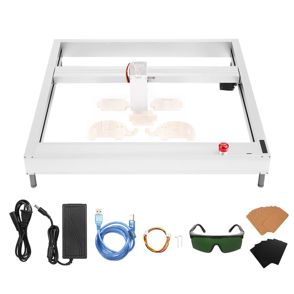 Алюминиевый сплав 400 мм * 400 мм Область гравировки, Лазерный гравировальный станок из алюминиевого сплава Лазерная гравировка