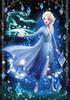Tenyo [Made In Japan] 266-Piece Gyutto Series Jigsaw Puzzle Disney Frozen Sparkling Magical Secret Elsa Stained Art (18.2x25.7cm) DSG-266-969 with