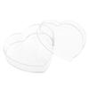Empty Bottle Heart Shaped Candy Boxes Packaging Jar Nail Art Cosmetic Storage