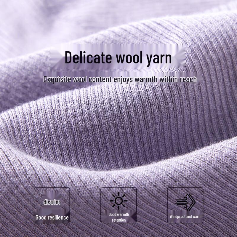 Женский тонкий трикотажный свитер с воротником-стойкой Qiusbiyiren