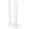 Kitchen Paper Holder, One-Hand Tear, White, Approx. W15.5 X D11.5 X H31cm, Plate, Fits Large Rolls, 3260