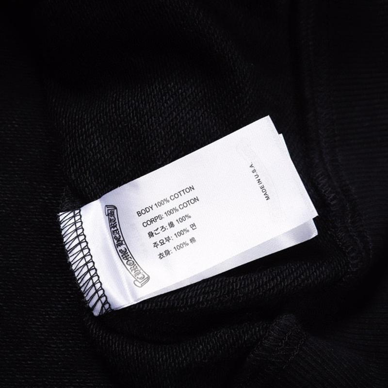 854 CHROME HEARTS Осень-Зима 2025 Новая Толстовка с капюшоном на молнии с логотипом классического стиля большого размера, Подходит для парной носки