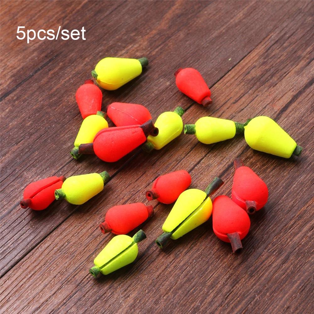Snap-on Fly Fishing Bobbers Float Indicator Fish Beans Water droplets Oval Fishing Floats Beads