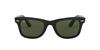 Ray-Ban Wayfarer Sunglasses (Black / G-15 Green, Size 54 RB2140F)