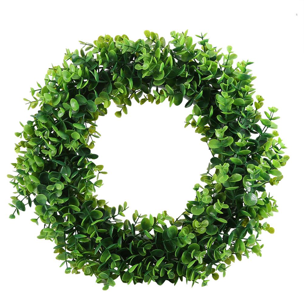 40cm Door Hanging Wall Window Flower Green Leaf Wreath Home Wedding Party Decor