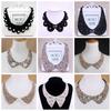 Diamond Women Shirt False Collars Crystal Removable Collar For Women Fake Collar Detachable Diamond Lacklace Nep Kraagie