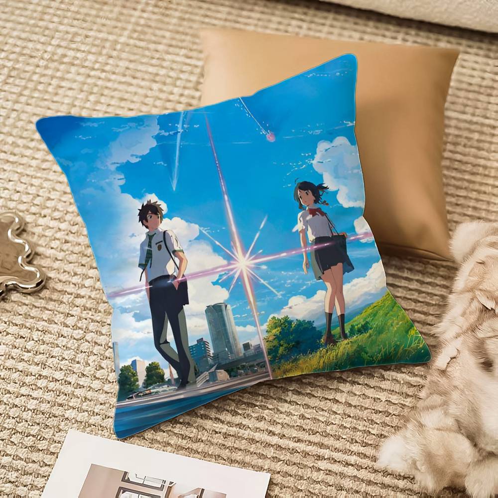Твое имя - Kimi no Na wa Наволочка Защита от пылевых клещей Невидимая молния Диван-кровать