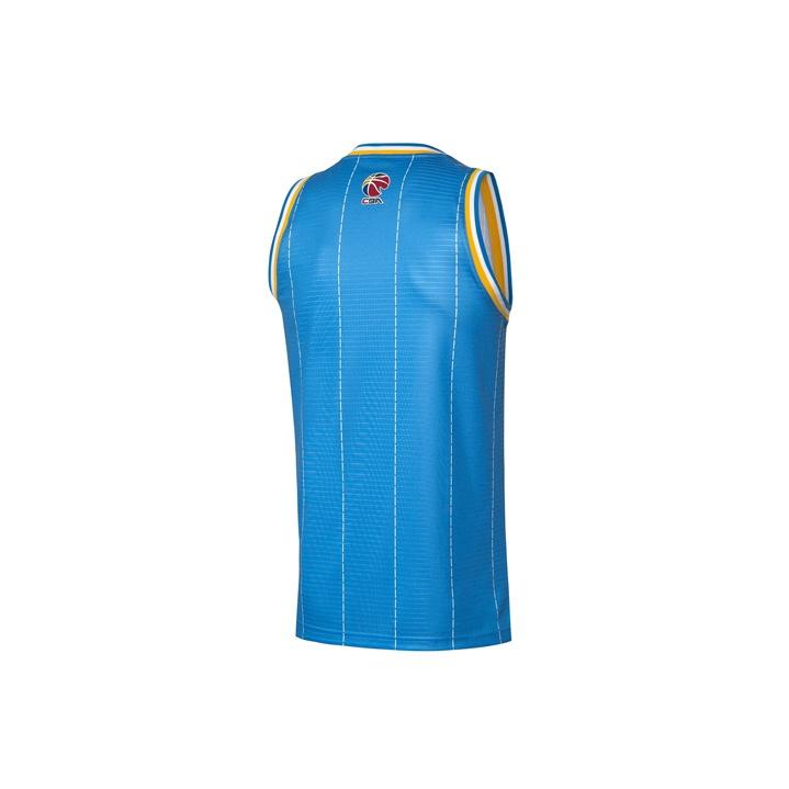 Li-Ning Спортивная баскетбольная серия Sw Fan Edition 2020-2021 сезон выездной баскетбольный жилет мужские топы Пекин-Синий AAYQ391-2