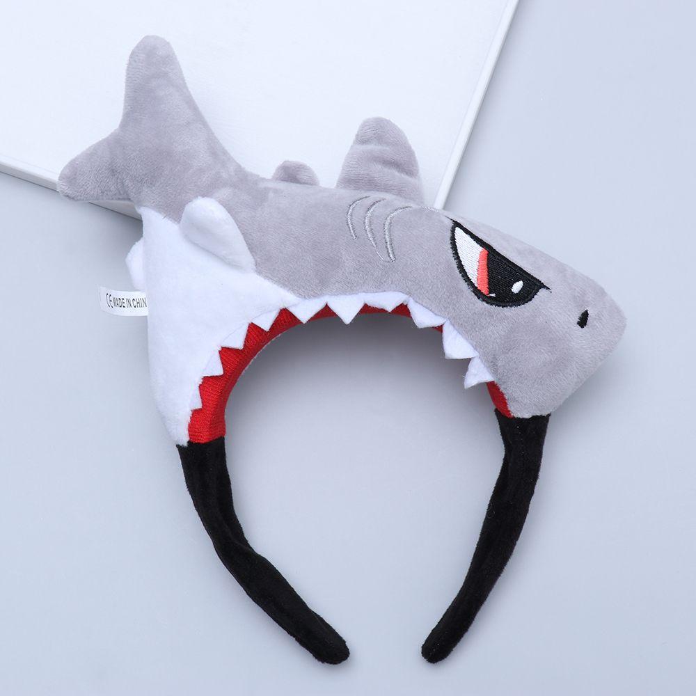 Праздничные сувениры для взрослых и детей, повязки на голову с акулами, повязка для волос с акулой, аксессуары для волос, повязки на голову для женщин