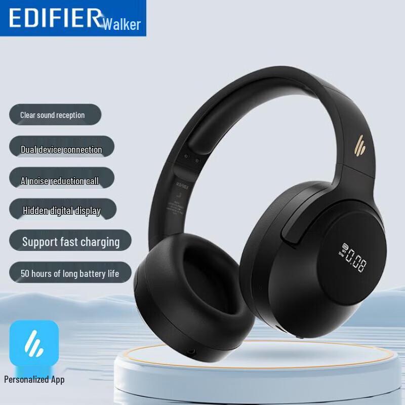Edifier K710W Over-Ear Bluetooth FM Headphones